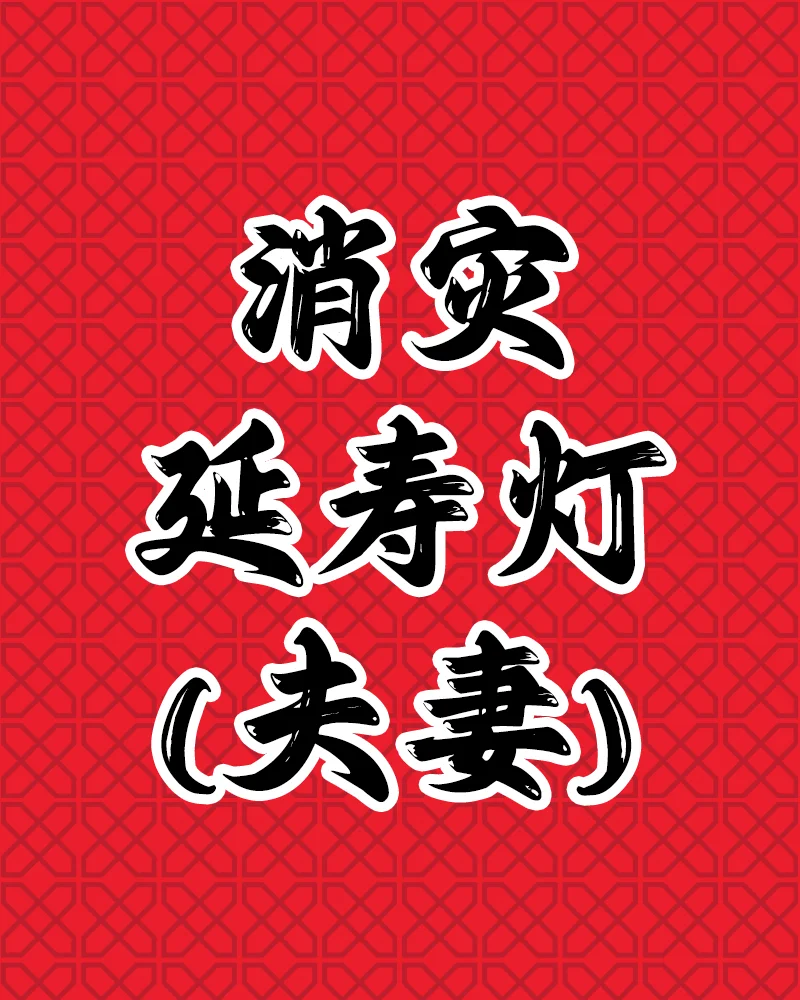 product-xiaozai-couple 消灾延寿灯-夫妻 - Image 1